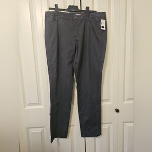 Ricki's Women's  Grey Casual Pants Piping Down Side Sz 16R NWT